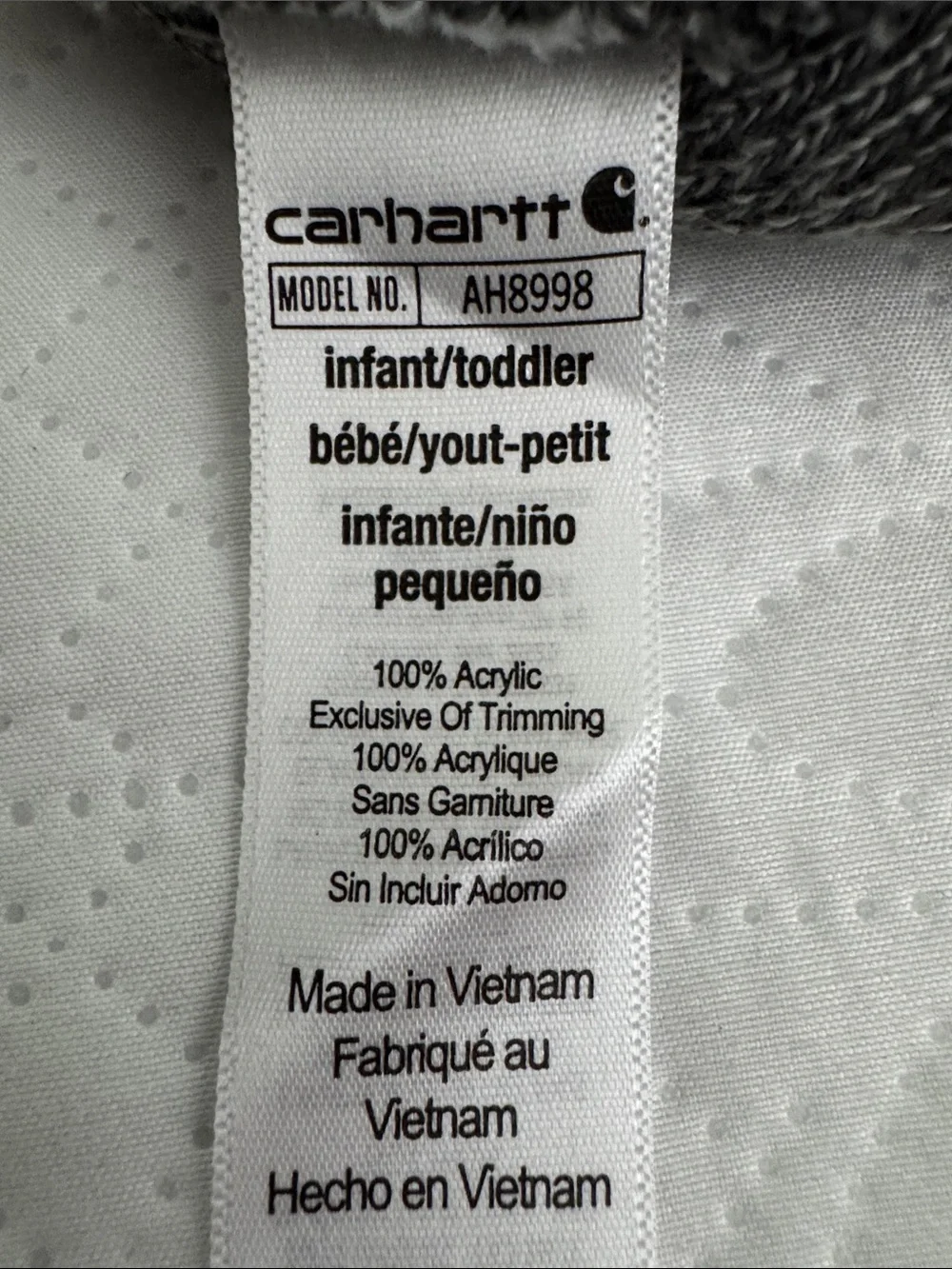 Carhartt infant toddler